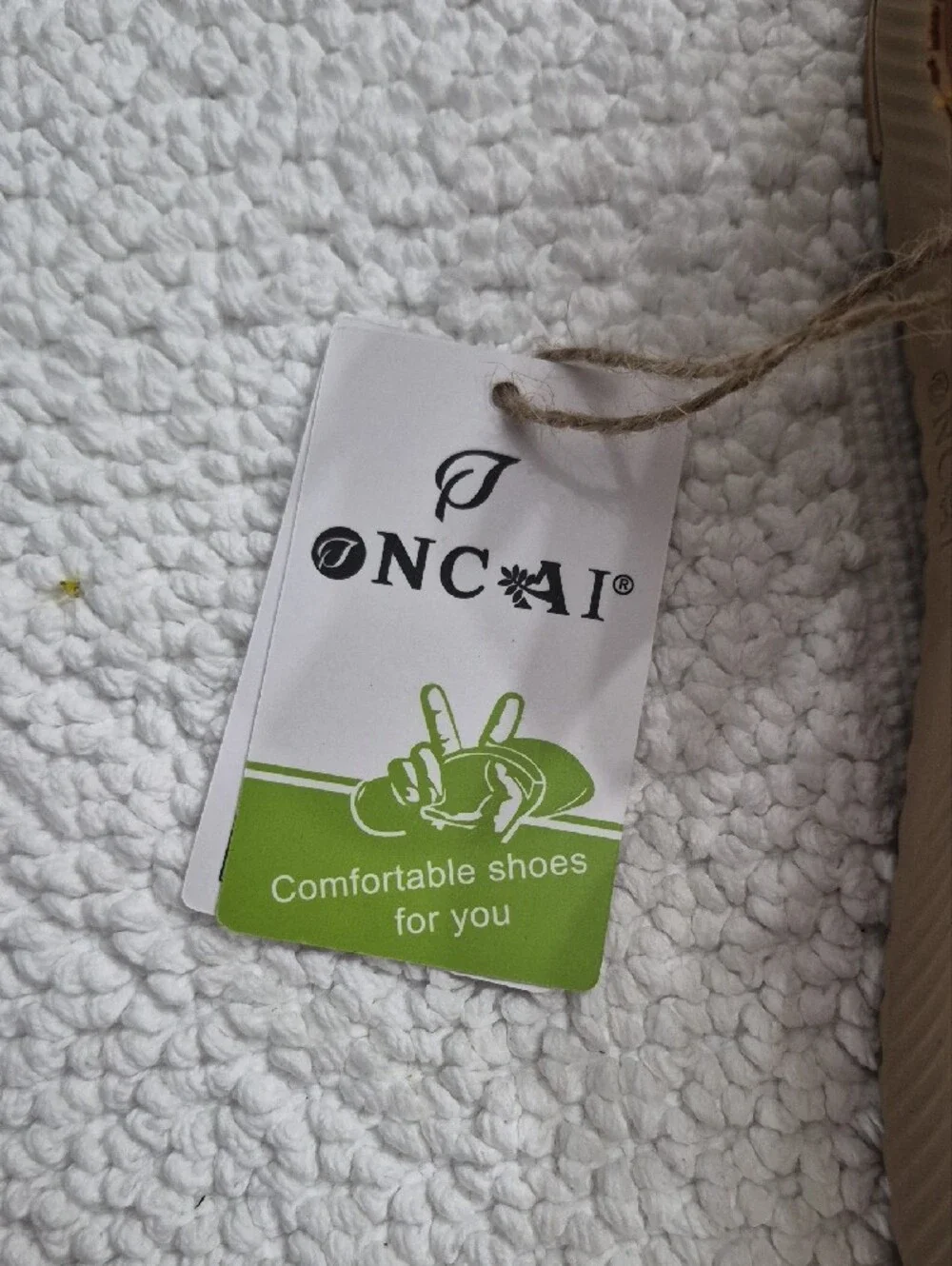 ONCAI Tan Orthotic Walking, Hiking Sandals Size 7 Vegan
